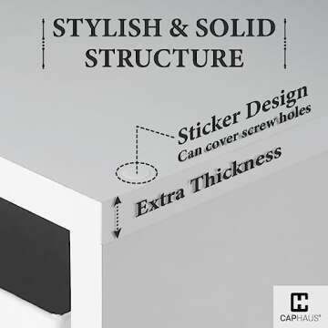 CAPHAUS 13-Inch Cube Storage Organizer - Stylish & Functional