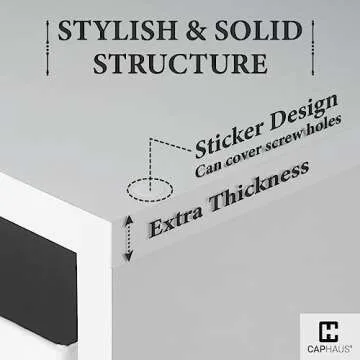 CAPHAUS 13-Inch Cube Storage Organizer - Stylish & Functional