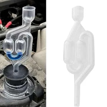 YehVeh 2 Pack Head Gasket Tester Airlock Replacement Twin Bubble Airlocks for Head Gasket Combustion...