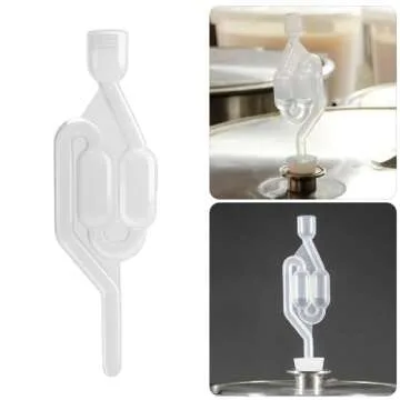 YehVeh 2 Pack Head Gasket Tester Airlock Replacement Twin Bubble Airlocks for Head Gasket Combustion Leak Test Detector Fluid Automotive Engine Block Leakage Detection