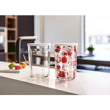 Durable Luminarc Glass Storage Jars with Lids