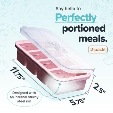 Souper Cubes 1 Cup Silicone Freezer Tray - Meal Prep Made Easy