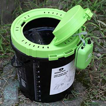 Mossy Oak 126PC Fishing Tool Kit, Fishing Gear Accessories Includes Bait Bucket with Speed Aerator, 25-in-1 Fishing Pliers, Fillet Knife, Hook Assortment, Gloves & More, Fishing Gifts for Fisherman