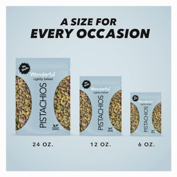Wonderful Pistachios Lightly Salted Snack 6 Ounce