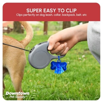 Downtown Pet Supply Poop Bags - Leak-Proof, 180 Count with Dispenser