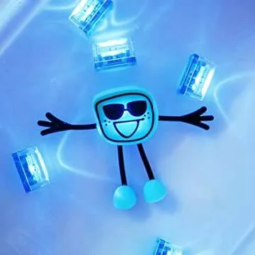 Glo Pals Blair Blue Light-Up Bath Toy for Kids