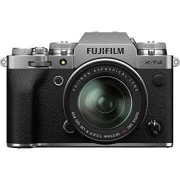 Fujifilm X-T4 Mirrorless Digital Camera With XF 18-55mm Lens Bundle - Perfect Photography Kit