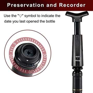 Christmas Gift Electric Wine Opener - Hisip Battery Wine Bottle Opener Contains Beer Opener Wine Gift Set Automatic Corkscrew Electric Potable for Home Bar, Father Day Gift