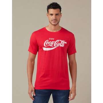 Coca-Cola Eighties Coke Short Sleeve T-Shirt - Red