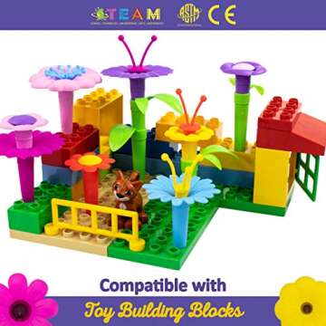 Limmys Build My Dream Garden STEM Toy - 105 PCS Set