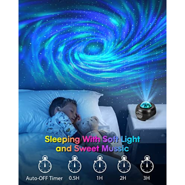 Star Projector Galaxy Light for Home & Kids