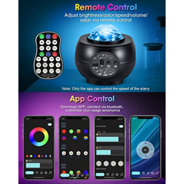 Star Projector Galaxy Light for Home & Kids