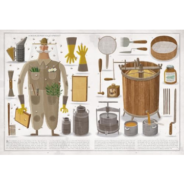 Bees: A Honeyed History - Educational & Beautiful Book