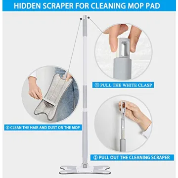 X Type Flat Floor Mop for Effortless Cleaning Experience
