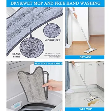 X Type Flat Floor Mop for Effortless Cleaning Experience