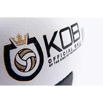 KING OF THE BEACH Miramar Volleyball by Mikasa - The Official Tour Beach Volleyball Designed by Olympian and World Champion Sinjin Smith