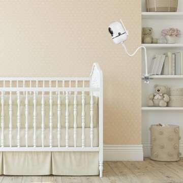 Adjustable Baby Monitor Mount for HelloBaby & ANMEATE