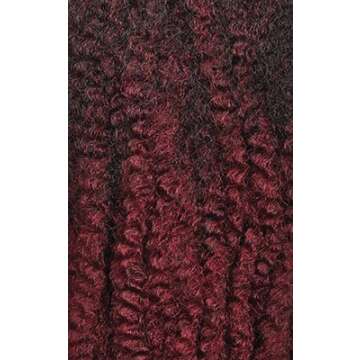 X-pression Braid Outre Crochet Braids Twisted Up 3X Springy Afro Twist 24' (3-pack, 2T1B/425)