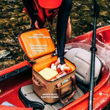 RTIC Ultra-Tough Soft Cooler 12 Can Portable Ice Chest