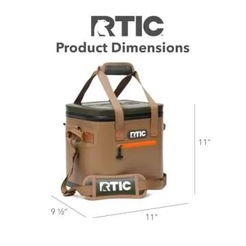 RTIC Ultra-Tough Soft Cooler 12 Can Portable Ice Chest