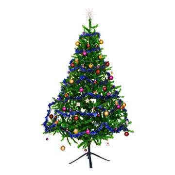 Royal Blue Tinsel Garland - Perfect Party Decoration