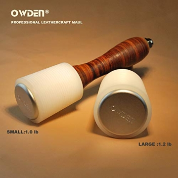 OWDEN Leather Carving Hammer for Crafting Enthusiasts