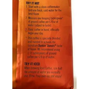 Dunkin Donuts Ground Coffee Variety Pack - 3 Flavors