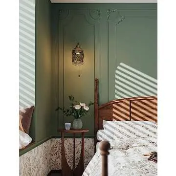 Dimoon 118''x17.7'' Green Peel and Stick Wallpaper Contact Paper Modern Self Adhesive Wall Paper Removable Renter Friendly Textured Solid Color Shelf Cabinet Vinyl Roll (118''x17.7'',Dark Green)