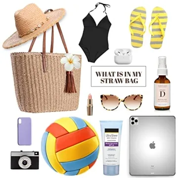 YXILEE Straw Bags for Women - Stylish Summer Tote