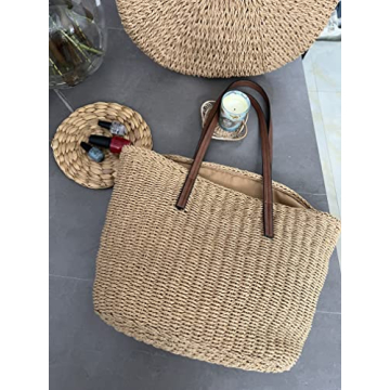 YXILEE Straw Bags for Women - Stylish Summer Tote