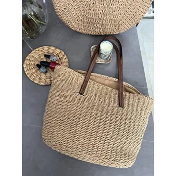 YXILEE Straw Bags for Women - Stylish Summer Tote