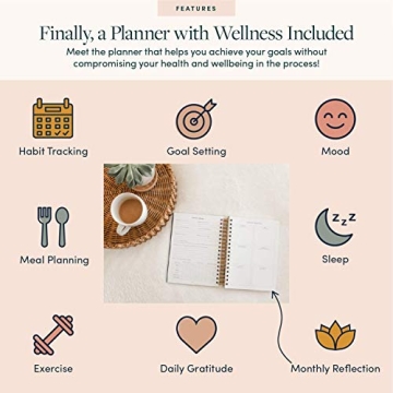 Self-Care Wellness Planner - Your Path to Happiness