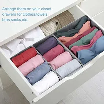 Hinotori Drawer Organizer Bins for Ultimate Home Organization