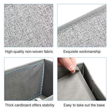 Hinotori Drawer Organizer Bins for Ultimate Home Organization