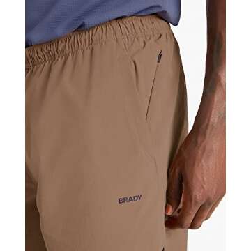 BRADY Men's All Purpose Shorts: Lightweight & Comfortable Clay