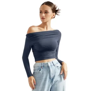 Stylish Off Shoulder Crop Top for Comfort and Style