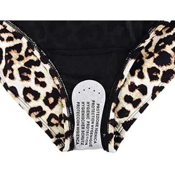 Hilor Women's Slimming One Piece Swimsuits Vintage One Shoulder Bathing Suits Asymmetric Modest Swimwear Yellow Leopard 16