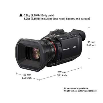 Panasonic X1500 4K Professional Camcorder with WiFi Streaming