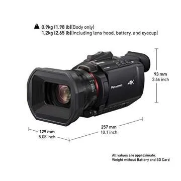 Panasonic X1500 4K Professional Camcorder with WiFi Streaming