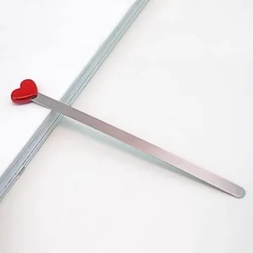 Wowagoga Heart-Shaped Bookmark Set for Book Lovers