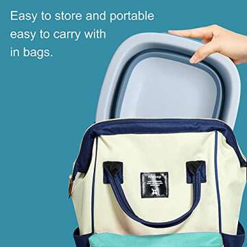 Babyhood Portable Collapsible Wash Basin for Any Parent