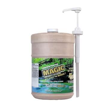 Zenex Magic Hand Soap - Industrial Hand Cleaner for Auto Mechanics | Shop Soap | Walnut Shell Scrubbers to Remove Grease, Oil, Ink & Paint | Moisturizing Ingredients | 1 gallon (1 Pack)