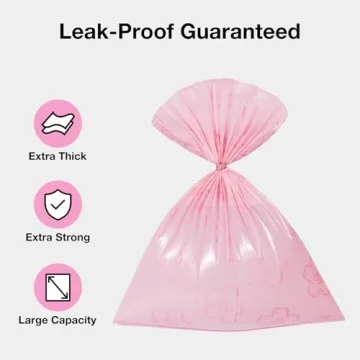 VETRESKA Cherry Blossom Scented Poop Bags, Leak Proof, 300 Bags