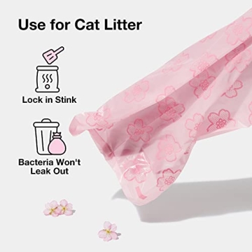 VETRESKA Cherry Blossom Scented Poop Bags, Leak Proof, 300 Bags
