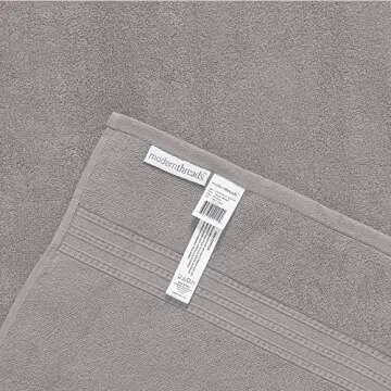 Luxurious Modern Threads 6-Piece Towel Set in Grey