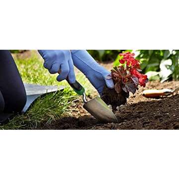 Edward Tools Bend-Proof Garden Trowel - Heavy Duty Polished Stainless Steel - Rust Resistant Oversized Garden Hand Shovel for Quicker Work - Digs Through Rocky/Heavy soils - Comfort Grip (1)