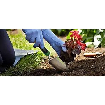 Edward Tools Bend-Proof Garden Trowel - Heavy Duty Polished Stainless Steel - Rust Resistant Oversized Garden Hand Shovel for Quicker Work - Digs Through Rocky/Heavy soils - Comfort Grip (1)