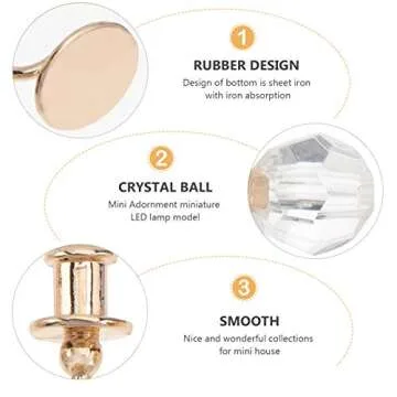 Beaupretty 2PCS Dollhouse Chandelier Miniature Dollhouse Lights 1: 12 Miniature Wall Sconce for DIY Dollhouse Landscape Garden Dining Room