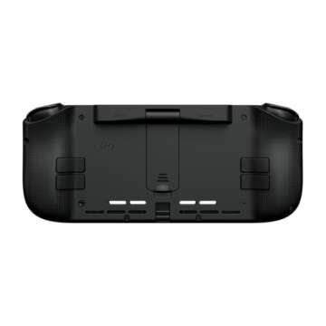 CRKD Nitro Deck+ with HDMI Adapter - Handheld Pro Controller for Nintendo Switch & OLED Model - TV Dockable - Programmable Sidekicks & Back Buttons - True Collection System (Clear Black Edition)