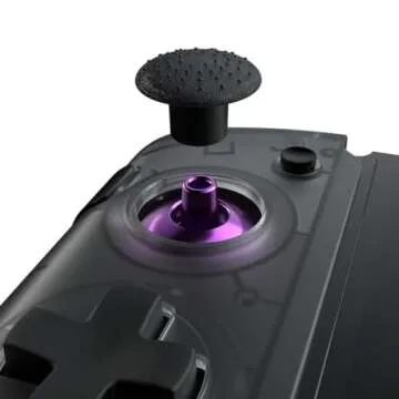 CRKD Nitro Deck+ with HDMI Adapter - Handheld Pro Controller for Nintendo Switch & OLED Model - TV Dockable - Programmable Sidekicks & Back Buttons - True Collection System (Clear Black Edition)